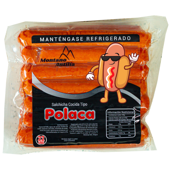 Salchicha Cocida Tipo Polaca