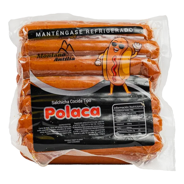 Salchicha Cocida Tipo Polaca