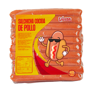 Salchicha cocida de pollo